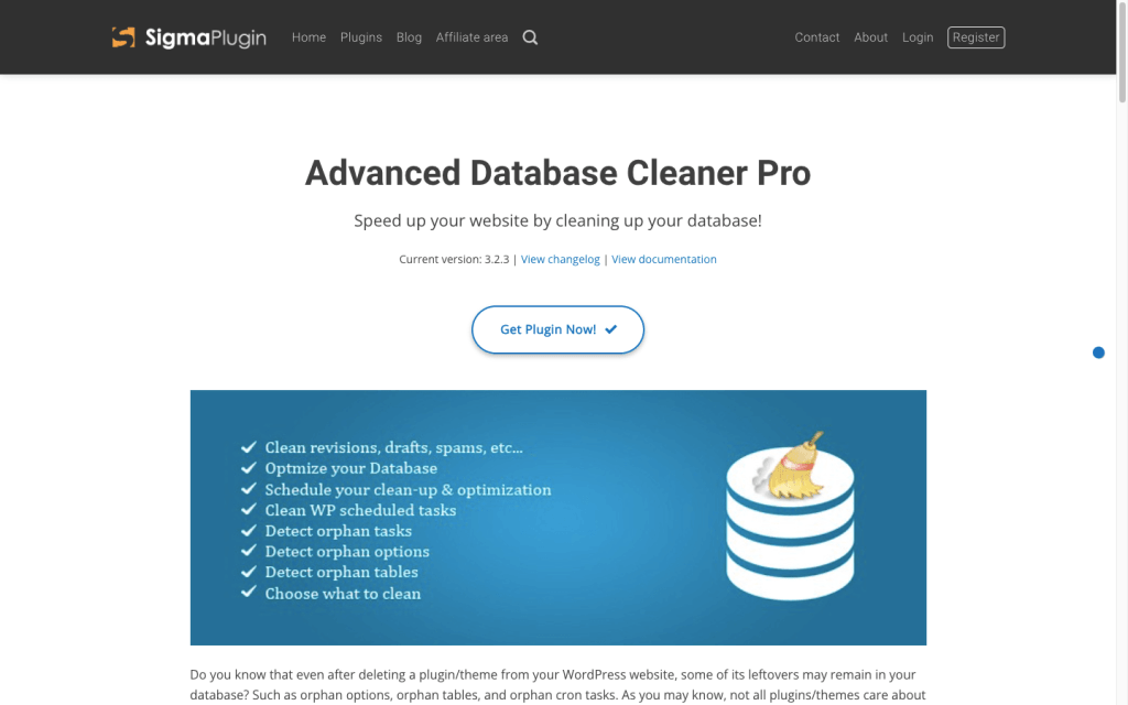 Advanced Database Cleaner