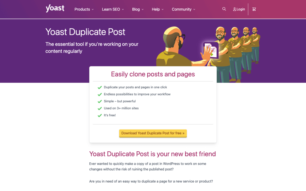 Yoast Duplicate Post
